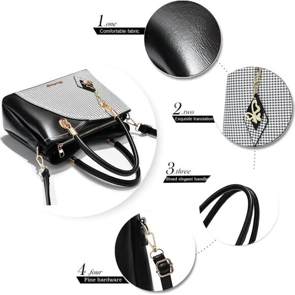 Purses and Handbags Top Handle Satchel Shoulder Bags Messenger Tote Bag for Ladi - Picture 5 of 7